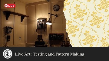 Creating an Edwardian Style Damask Pattern | Test Stream