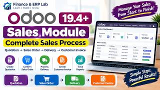 Odoo 20 Sales Module Tutorial | Quotation to Sales Order, Delivery & Invoice