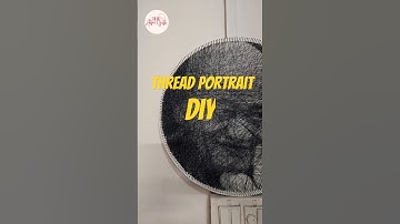 string art portrait ✨️ #stringart #shorts #trending #threadart