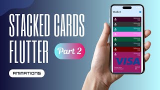 Flutter Stacked Card Animation  Making Cards Expand OnTap
