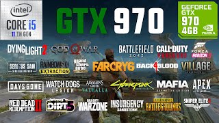 GTX 970 4GB Test in 30 Games in 2022