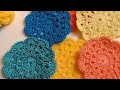 Crochet: How to crochet a beautiful Coaster | Crochet Doily | Crochet Coasters.