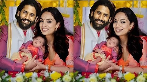 Naga Chaitanya Sobhita Dhulipala twins baby naamkaran puja| Naga Chaitanya twins baby girls