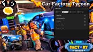 Roblox Car Factory Tycoon Script | Auto Sell | Auto Fill | Code | Auto Farm