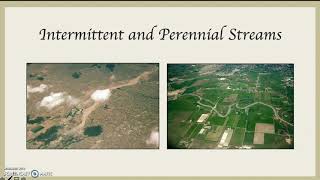 Intermittent, Perennial and Exotic Streams