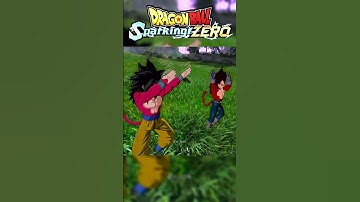 Gogeta (GT) Fusion Transformation ⚡ | Dragon Ball Sparking Zero #dragonball #gogeta #shorts