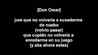 Video thumbnail of "Don Omar Ft. Natti Natasha - Dutty Love (Con Letra) [Video Original]"