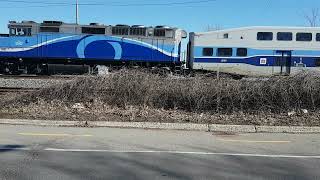 Exo train St Jérome deadheading 1347 Montreal Ouest 16h30