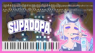 Download lagu 아야츠노 유니 - SUPADOPA (매우어려움) [Piano]