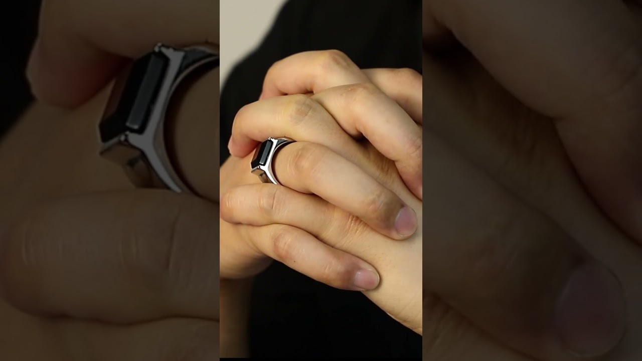 How to Source Wholesale 18K Gold PVD Inlaid Black Agate Stainless Steel Men’s Rings？ 