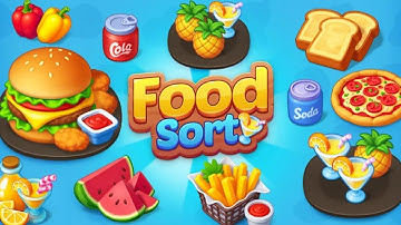 Food Sort Gameplay | Chill Food Sorting Puzzle Adventure