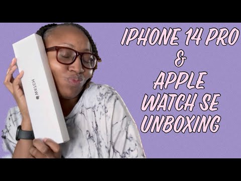 Unboxing My iPhone 14 Pro (Black) & Apple Watch SE 2 (2022