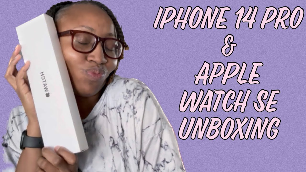 Unboxing My iPhone 14 Pro (Black) & Apple Watch SE 2 (2022