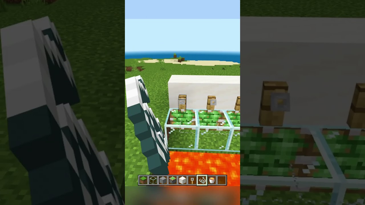 Minecraft Automatic Lava Bridge tutorial 