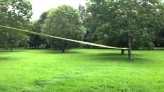 Perfect day for the slackline