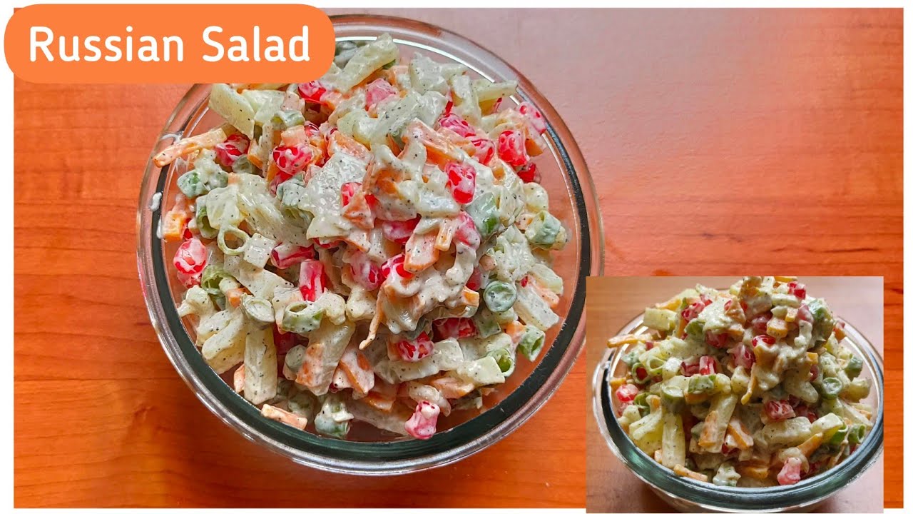 Russian Salad Recipe NJoy Food YouTube