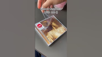 Unboxing fearless tv 💛 #swifties #taylorswift #fearless #fearlesstaylorsversion #unboxing ​⁠#viral