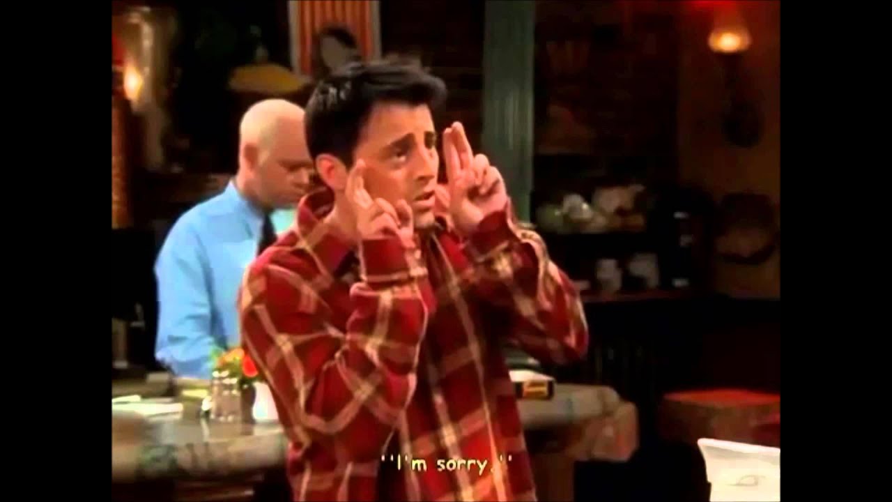 Friends: Ross & Joey best scene of all times - YouTube