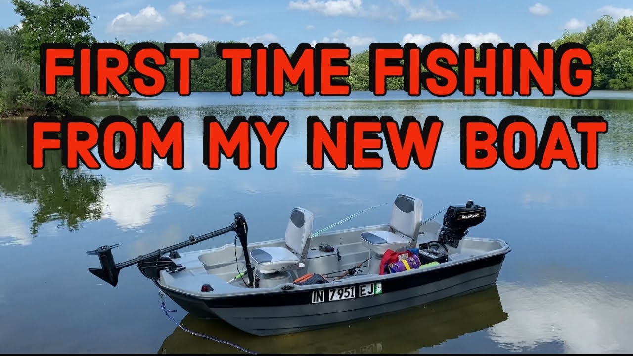 FIRST TIME FISHING FROM MY NEW BOAT