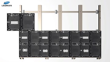 MicroLED COB，Fixed  M Series Installation video，LEDMAN Copany