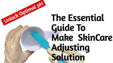 PART B - How To Make A Citric Acid Solution to Decrease The pH Level Of Your Formulation