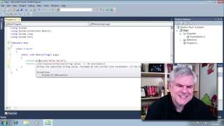 Visual CSharp Day 01 Clip 04   Visual Studio IDE Overview Day 1 General Overview