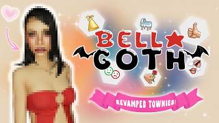 REVAMPING TOWNIES IN THE SIMS 4// Bella Goth 𓉸ྀི //MAXIS-MIX