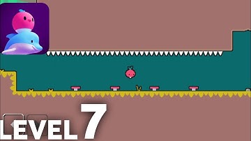 Dadish 3 Walkthrough Gameplay Level 7 - Gangalo Jungle (Android, iOS)