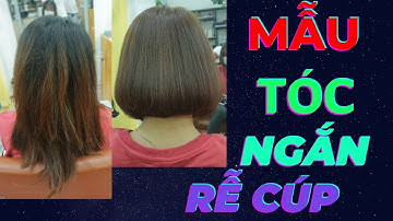 Uốn cúp cho mái tóc bông xù cháy đuôi rất là khó làm salon Huynh Nguyễn