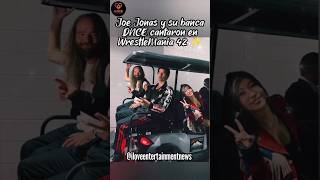 Joe Jonas y su banda DNCE cantaron en WrestleMania 42 ✨ #joejonas #dnce #wrestlemania #wwe #lasvegas