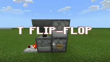 Very Simple Compact T-Flip Flop For Minecraft