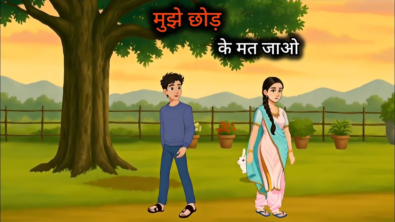  मुझे छोड़ के मत जाओ😭 | Heart Touching Love Story| #hindicartoon #animation #moralstory #cartoon