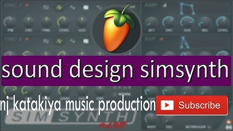 simsynth tutorial #njkatakiyamusicproduction how to make simsynth beat|fl studio