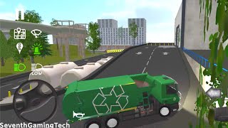 Garbage Truck Heading To Depot 🚛♻️🚛♻️ Trash Truck Simulator Gameplay (Android, iOS) FHD screenshot 2