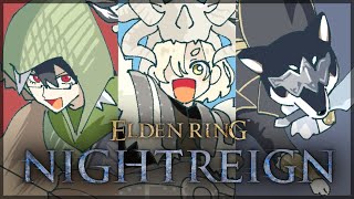 【ELDEN RING NIGHTREIGN】#黒夢町 ナイトレイン!3度目の正直!三つ首を倒すッ!!!【にじさんじ/黒井しば/夢追翔/町田ちま】