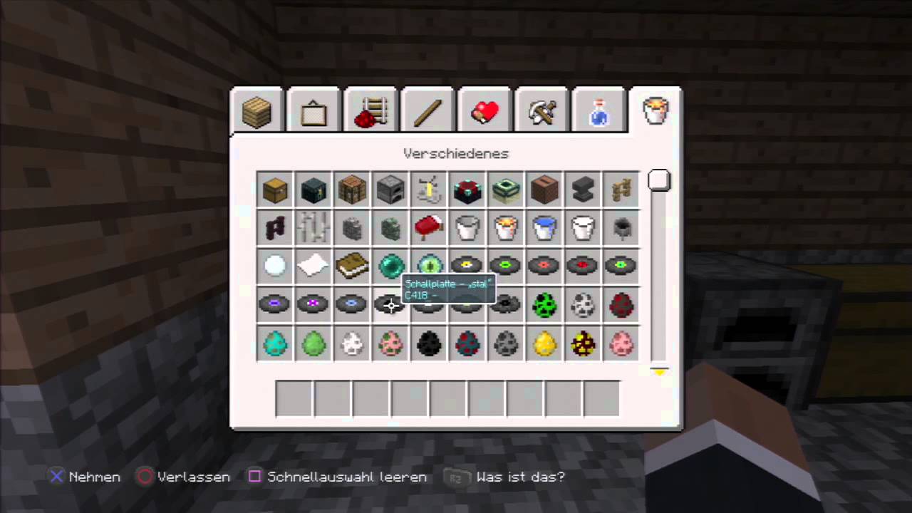 All Items In Minecraft On Ps3 Part 3 Free No Cheat And No Hack Youtube