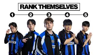 5 League of Legends Pro Players Brutally Rank Themselves | GIANTX LEC