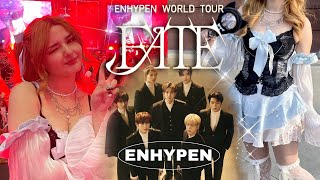 ENHYPEN FATE PLUS LA CONCERT VLOG✮⋆˙( I got to hold hands with the members!!!! )