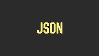 JSON (존슨) 은 자바스크립트 문법이 아닙니다