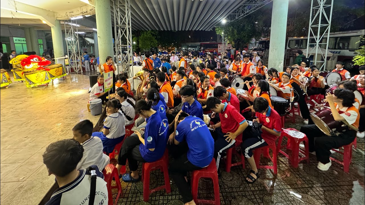 Liên hoan Tiếng kèn Đội ta khu vực phía Nam 2024: đêm diễn phục vụ công chúng: diễn solo trống kèn.