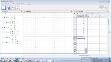 Penerapan Matrix dalam Aplikasi Geogebra Tutorial