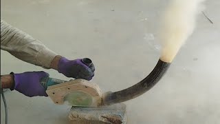 DIY Angle Grinder Dust Controller Wall Cutting Made Easy