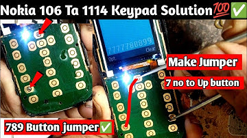 Nokia mobile 106 Ta 1114 Button 789 not working ✅ Android GSM Doctor