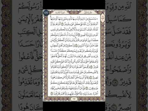 القرآن الكريم القارئ ياسر الدوسري صفحة 17 سورة البقرة