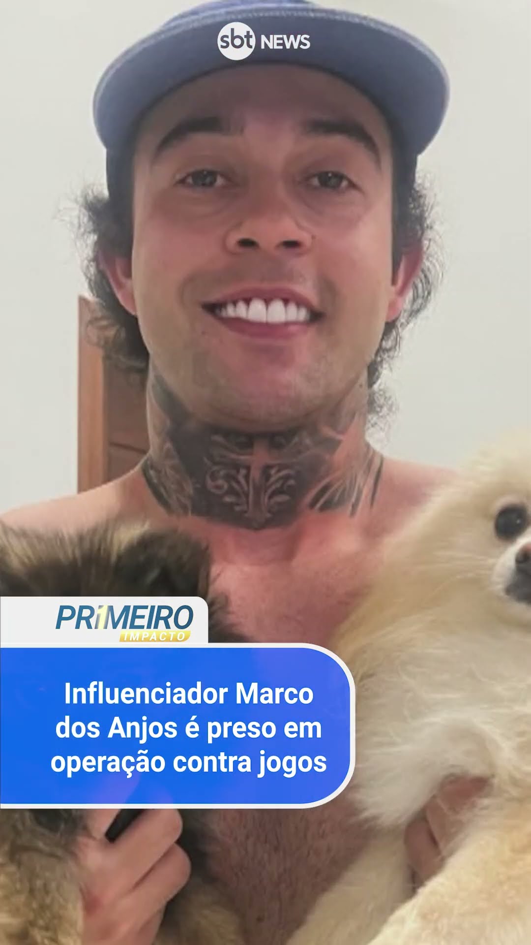 Influenciador Marco dos Anjos é preso em operação contra jogos de azar