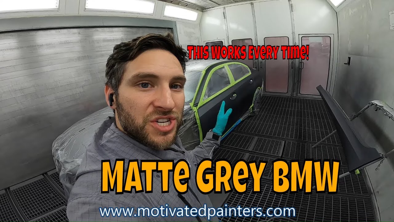 Spray Painting Matte Paint Job