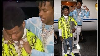 Lil Baby Blesses Artist That Signed To Him Last Year For No Money Gives Tons Of Cash and New Chain