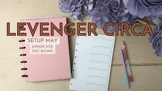 2024 May functional life planner setup | Junior Size | Levenger Circa | Plan with Me