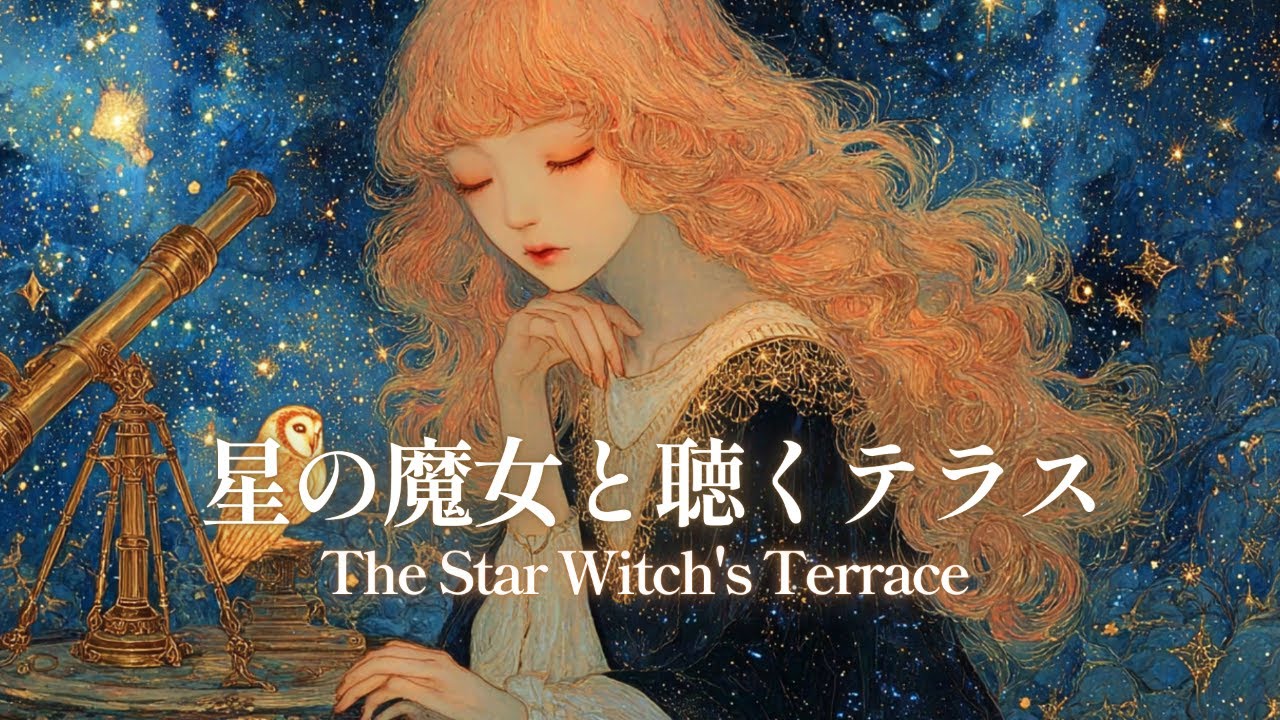【異世界ケルト音楽/Celtic Music】星の魔女と聴くテラス-The Star Witch's Terrace-【作業用bgm/勉強用】