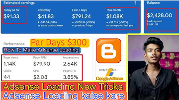 How To Make Adsense Loading | Adsense Loading kaise kare | High Cpc Keywords | New Tricks 2024
